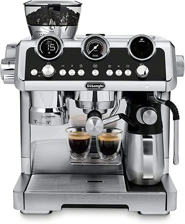 De'Longhi EC9665M La Specialista Maestro Espresso Machine, Stainless Steel, Silver,Black
